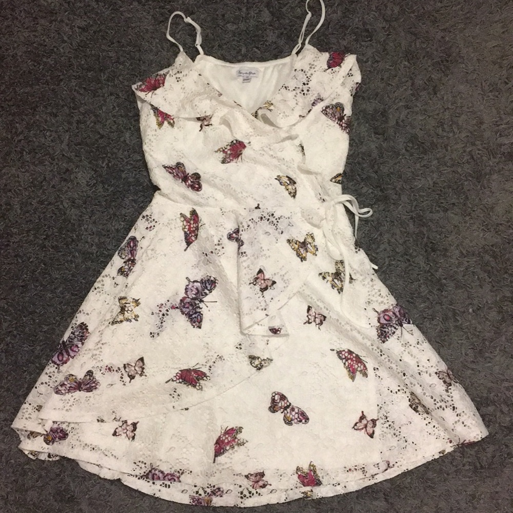 New Without Tags Butterfly Wrap Dress
